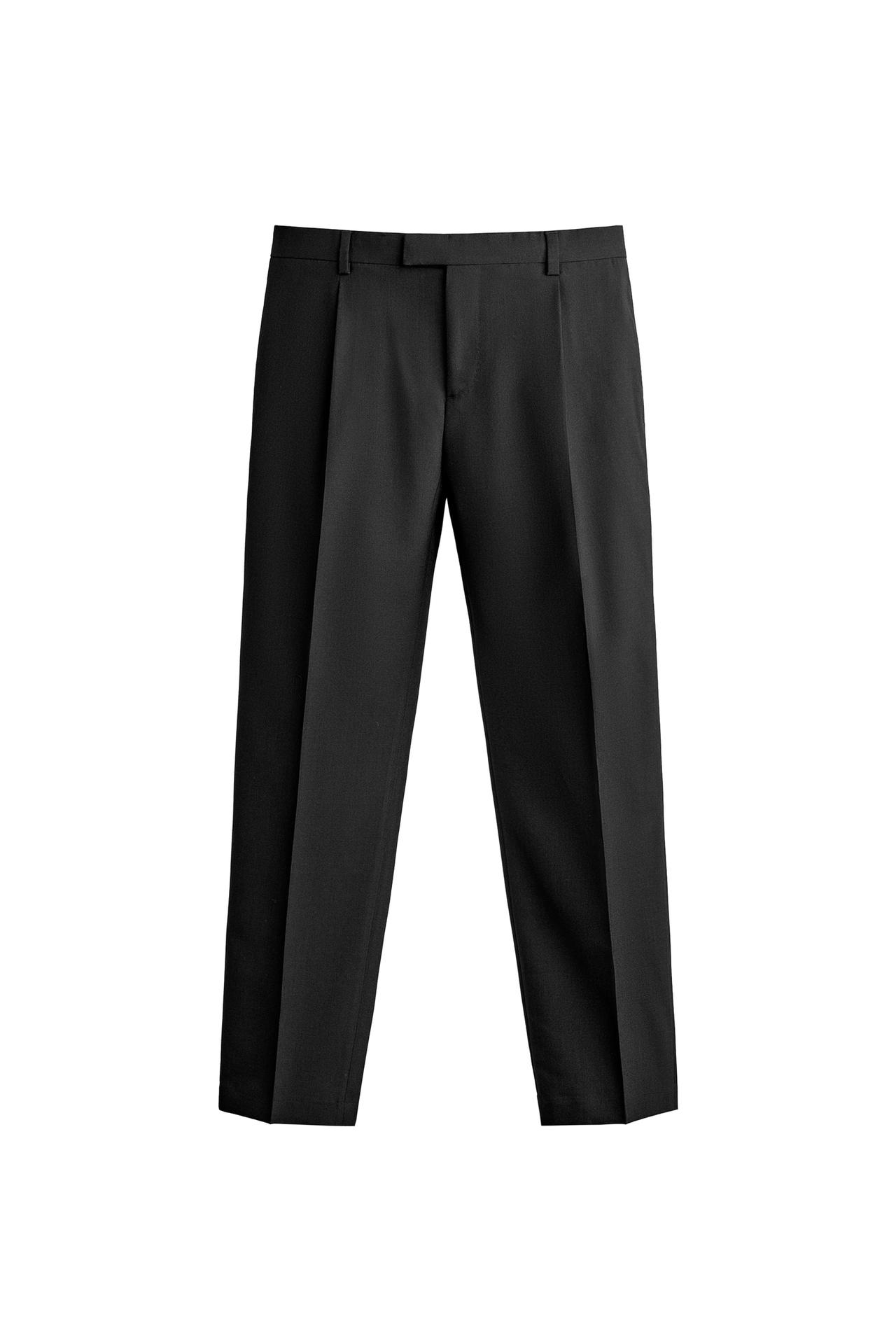 БРЮКИ REGULAR FIT С ЗАЩИПАМИ