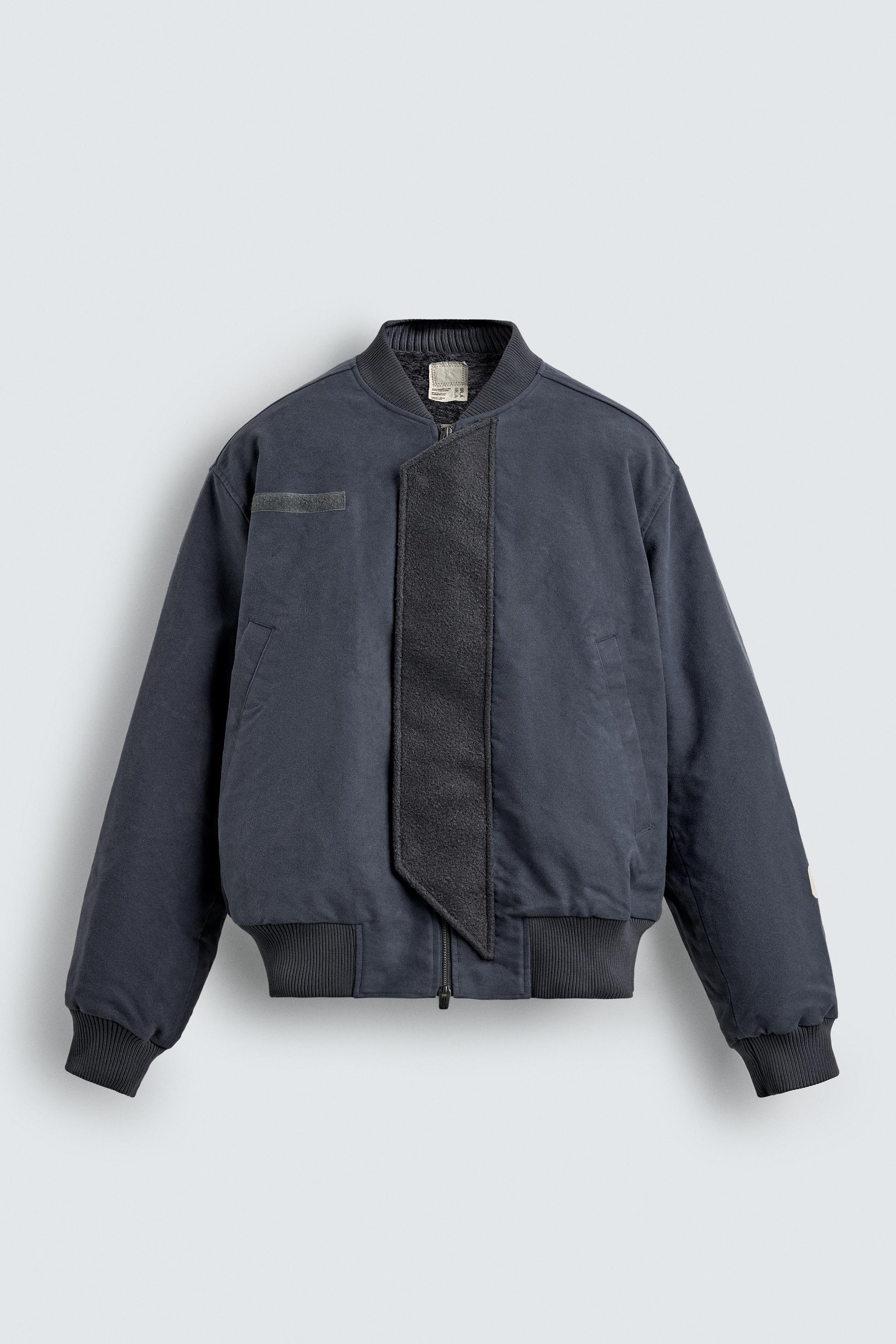 TEXTURED BOMBER JACKET X SR_A