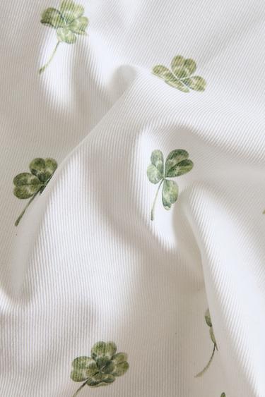 RESIN-COATED CLOVER TABLECLOTH - Green by Zara - Image 3