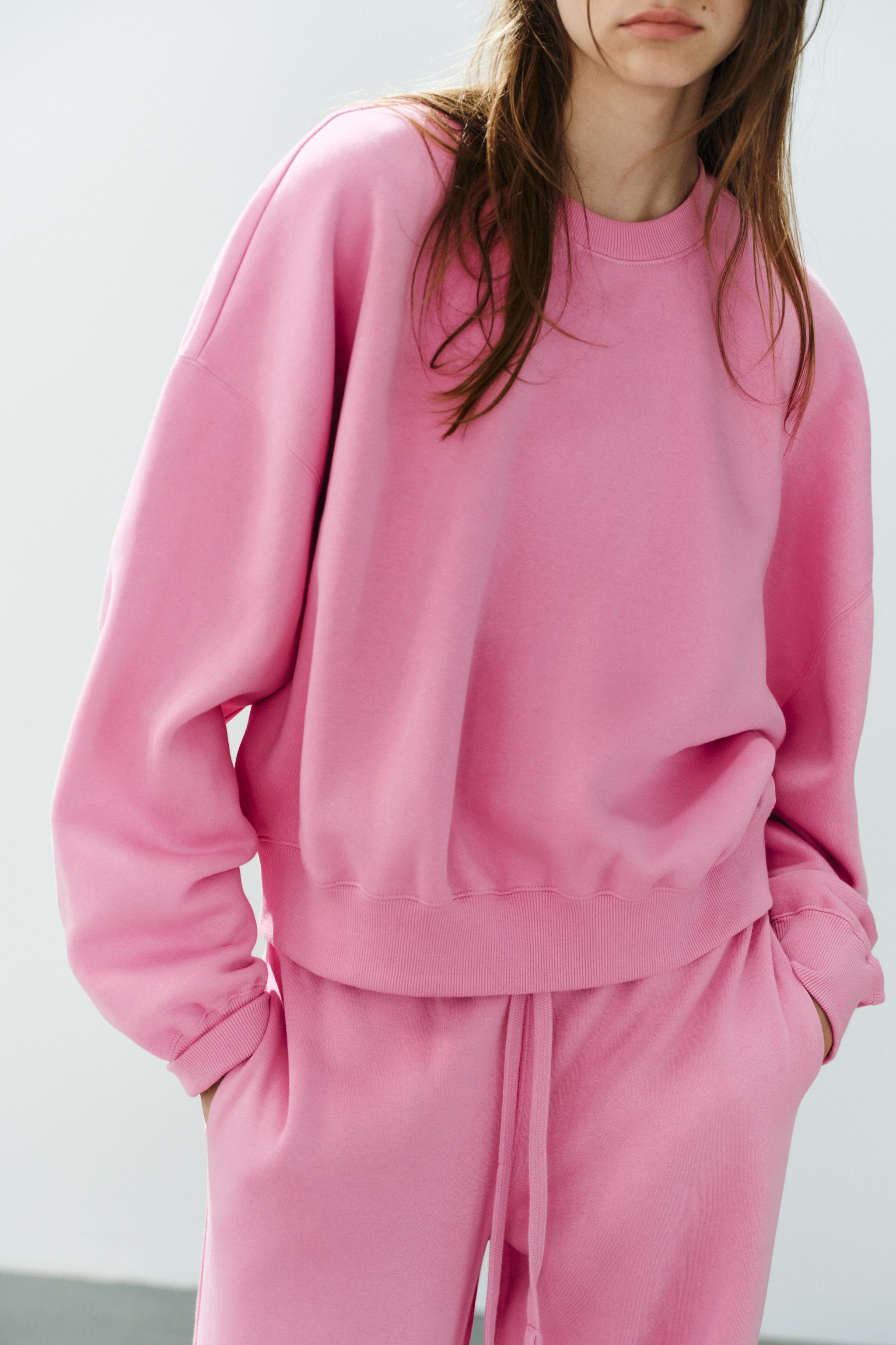Женские свитеры Zara SWEATSHIRT AND PANTS SET — фото 2