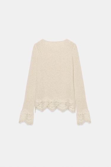 TOP RUSTIQUE EN CROCHET - Sable de Zara - Image 9