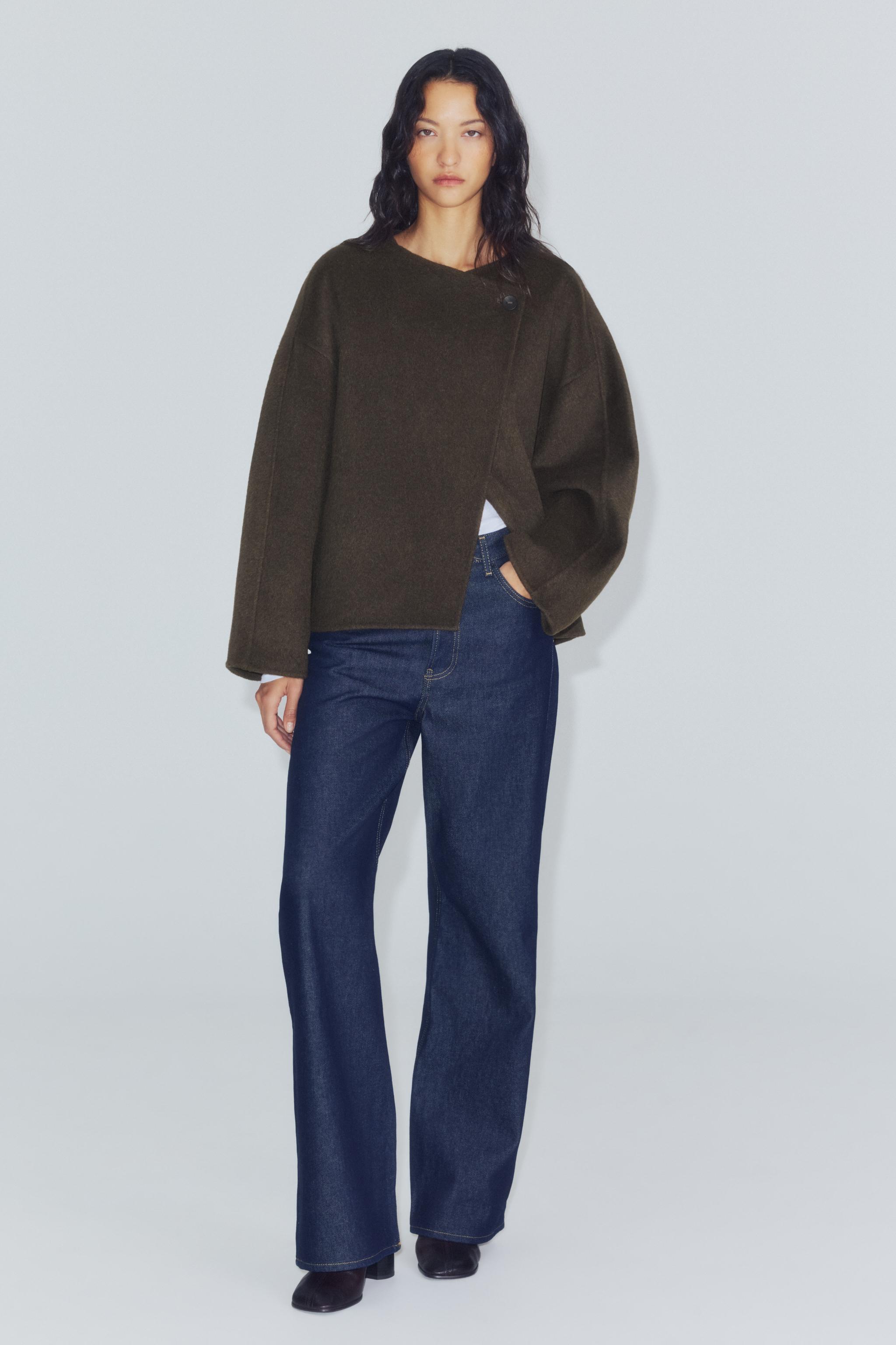 MANTEAU COURT AVEC LAINE ZW COLLECTION