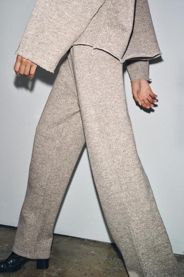 WIDE RUSTIC TROUSERS - Brown / Taupe by Zara - Image 3
