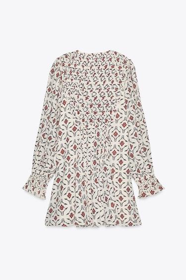 ZW COLLECTION PRINTED SHORT DRESS - Multicoloured by Zara - Image 5
