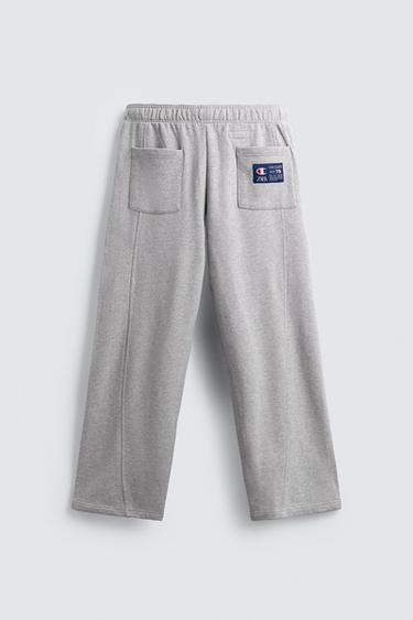 PANTALON JOGGER COUPE LARGE CHAMPION ® X ZARA - Gris chiné de Zara - Image 7
