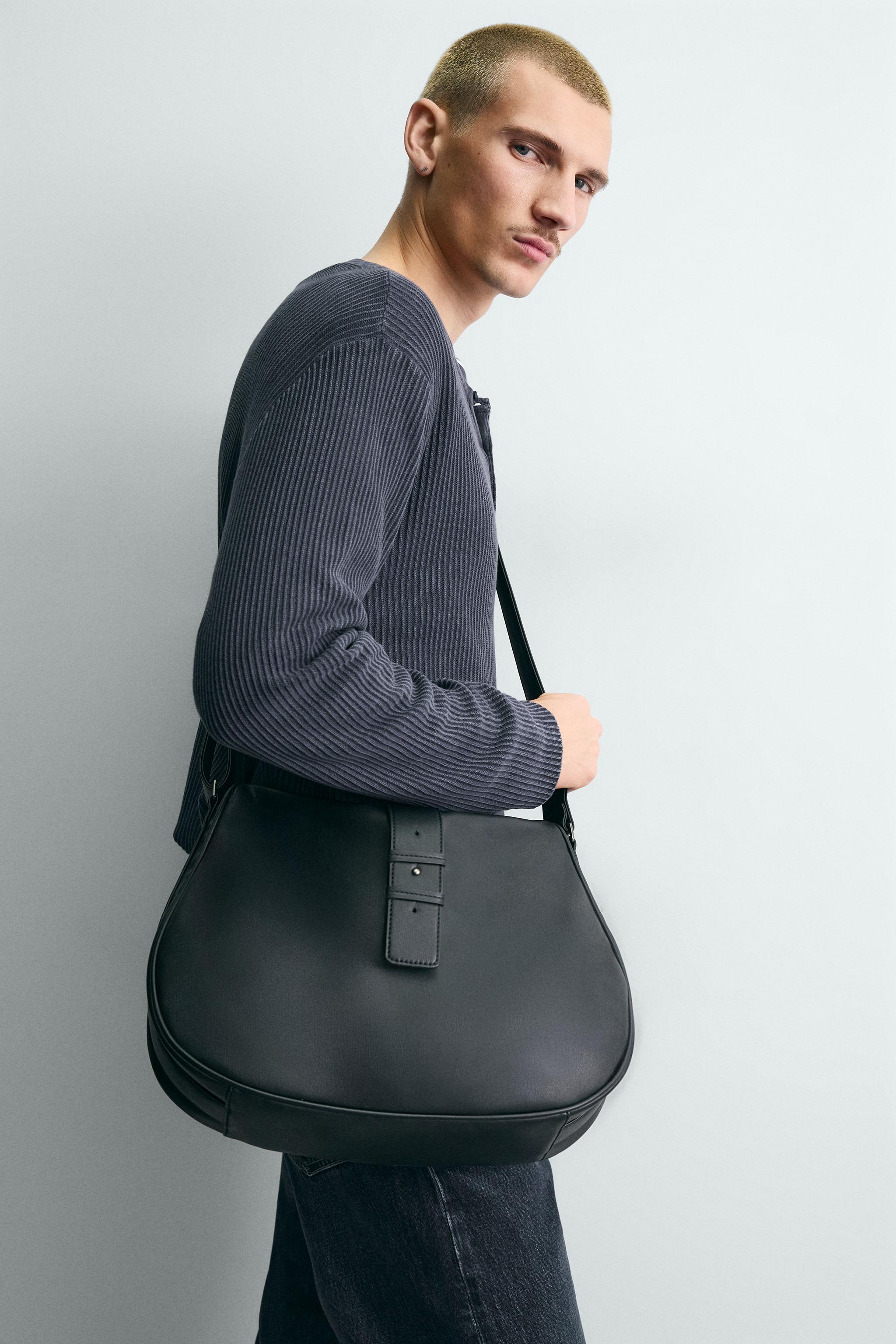 パックマン スムースクロスボディバッグ - ブラック | ZARA Japan / 日本