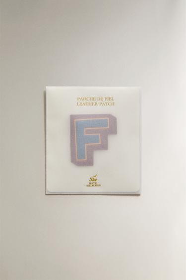 PATCH CUIR LETTRE F - Multicolore de Zara - Image 3
