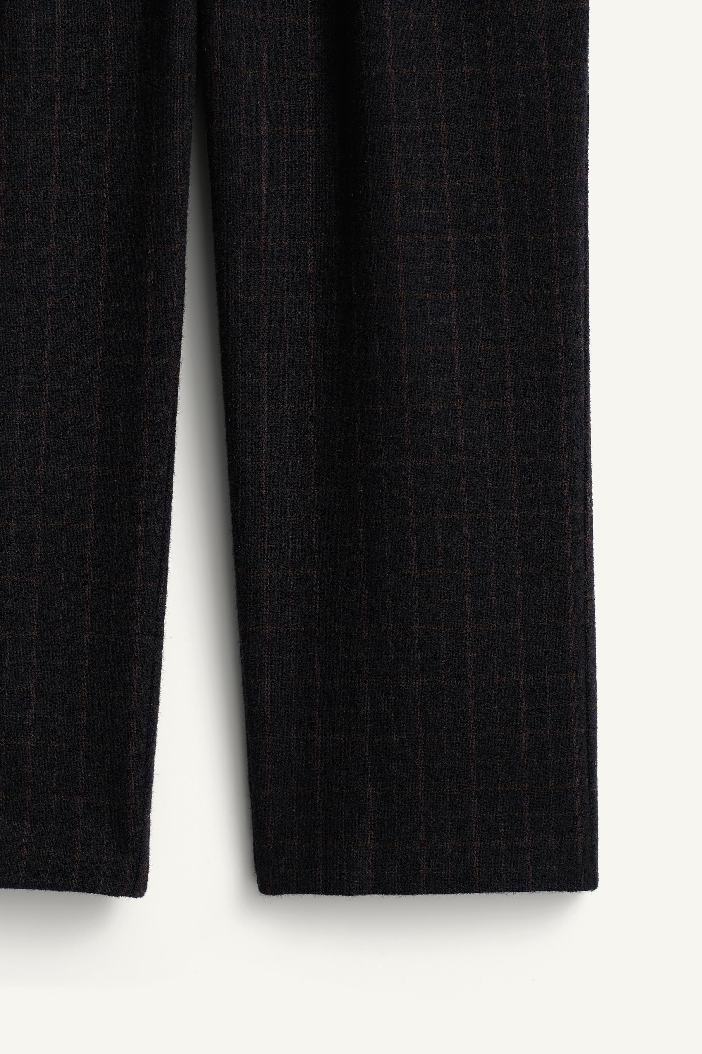 LIMITED EDITION PLAID WOOL CHINO PANTS