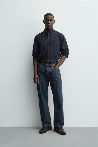 ΒΑΜΒΑΚΕΡΟ ΠΟΥΚΑΜΙΣΟ SOFT - Μπλε ανοιχτό του Zara