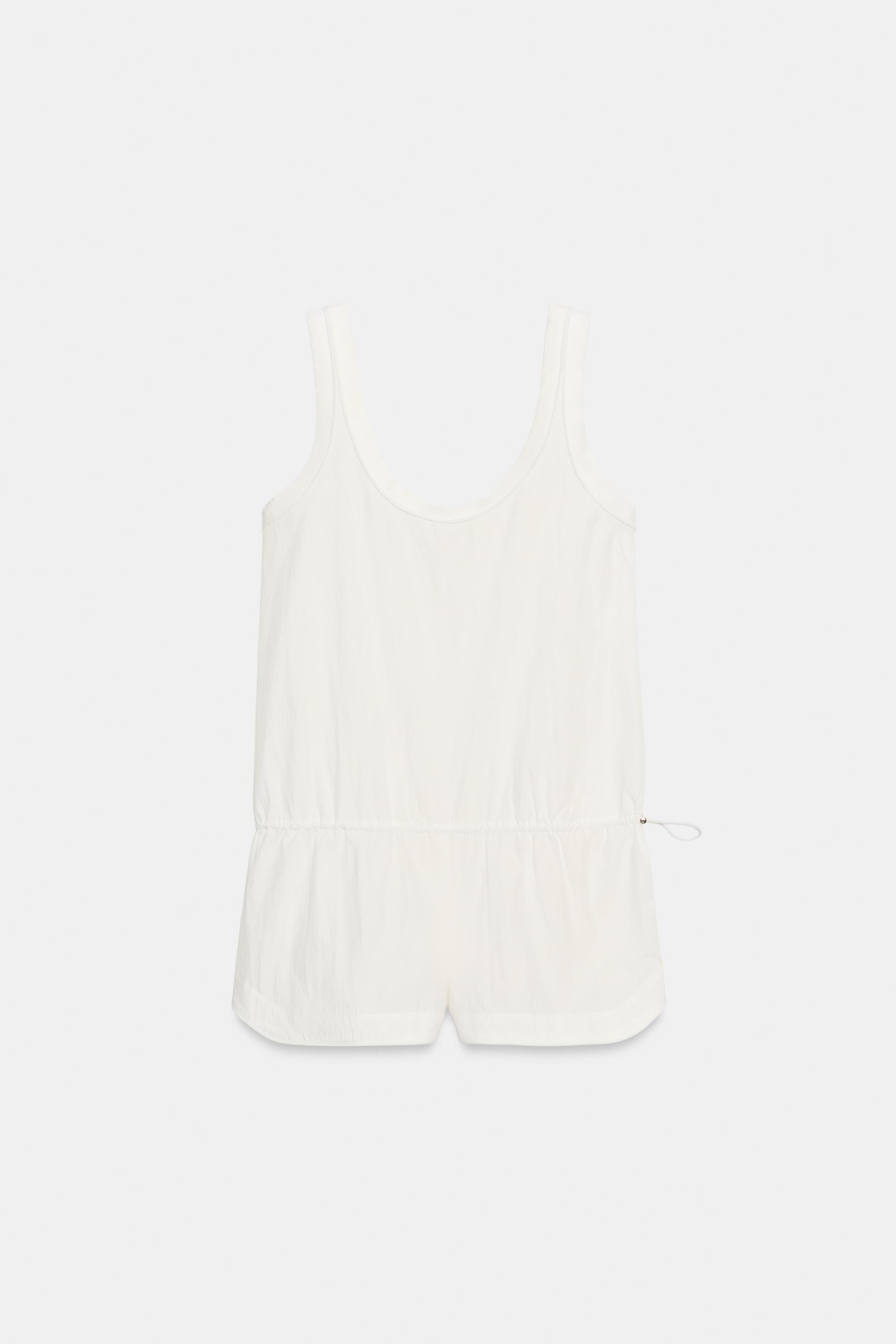 Женские комбинезоны Zara SHORT TOGGLE ROMPER — фото 2