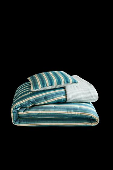 CHILDREN'S MULTI-WIDTH STRIPED QUILT - striped by Zara