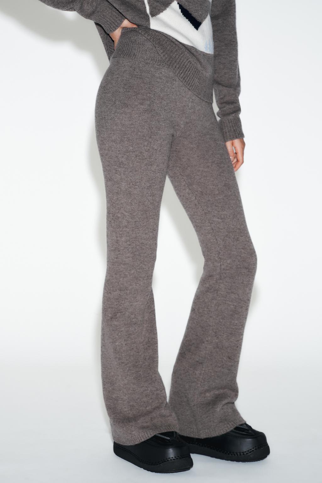 90% WOOL FLARE SKI COLLECTION PANTS - image 2