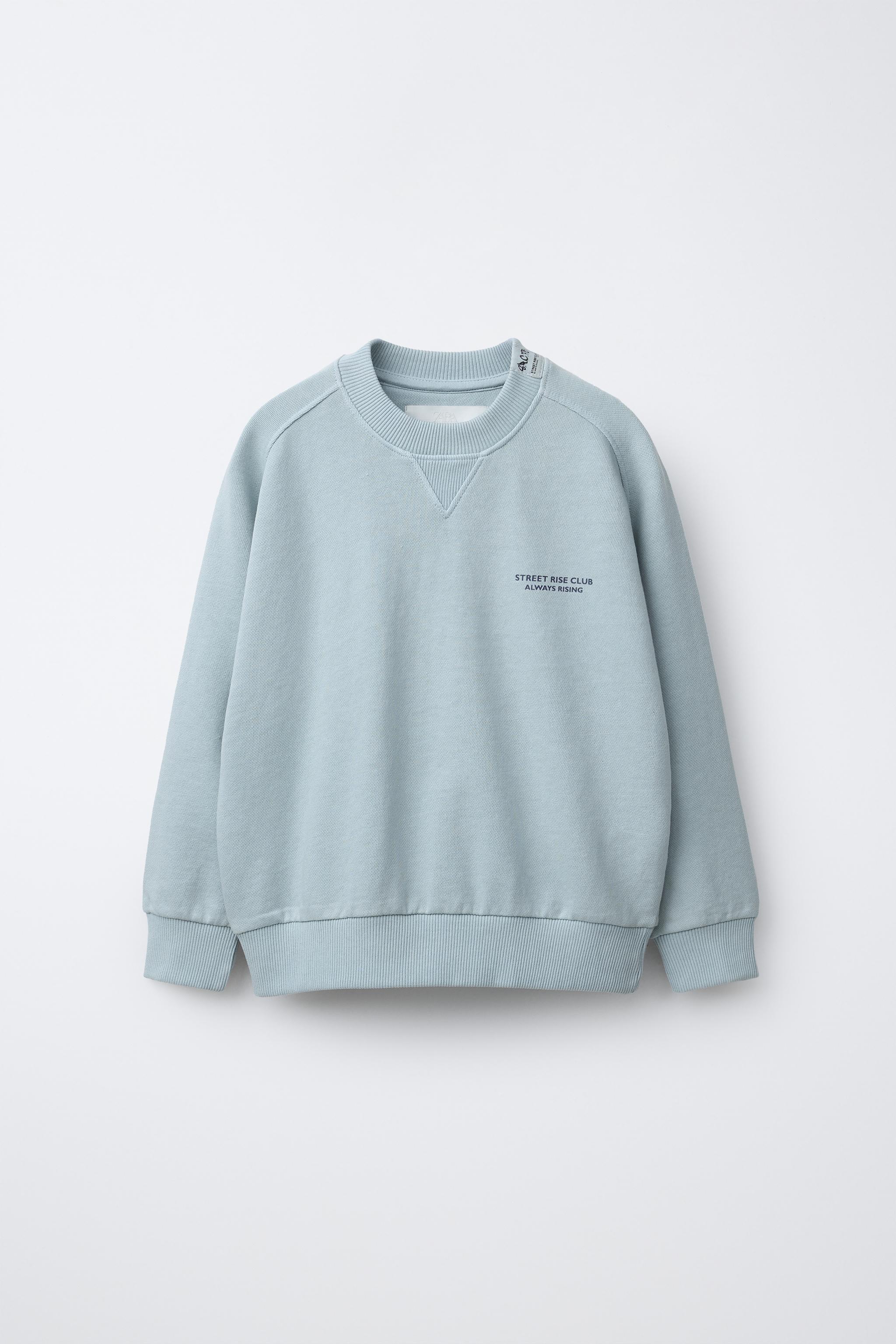TEXT SWEATSHIRT AND BERMUDA SET