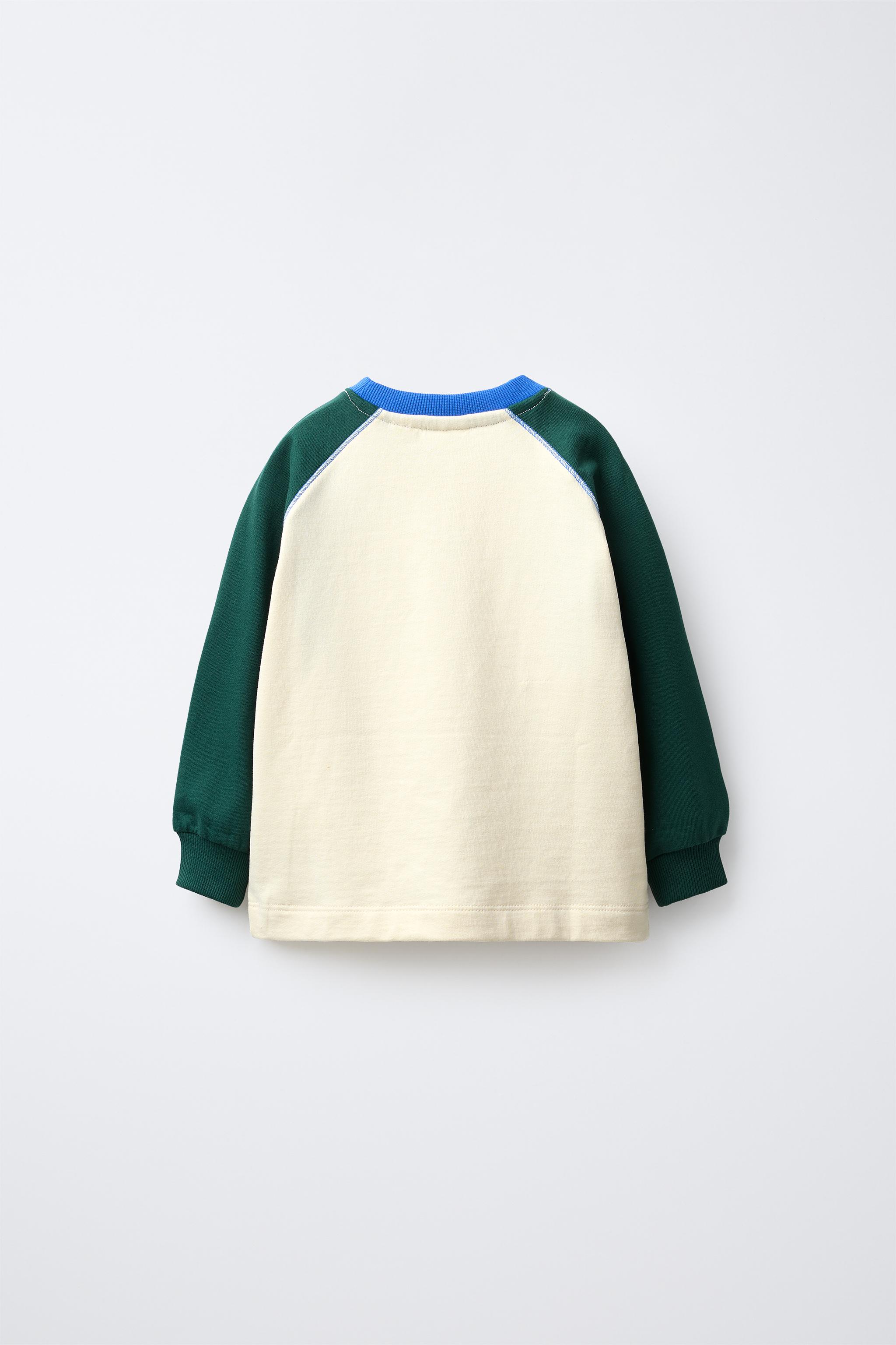 CONTRAST RAGLAN SLEEVE T-SHIRT