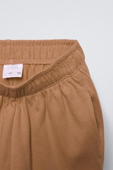 WIDE-LEG TROUSERS - Mid-camel by Zara - Image 2