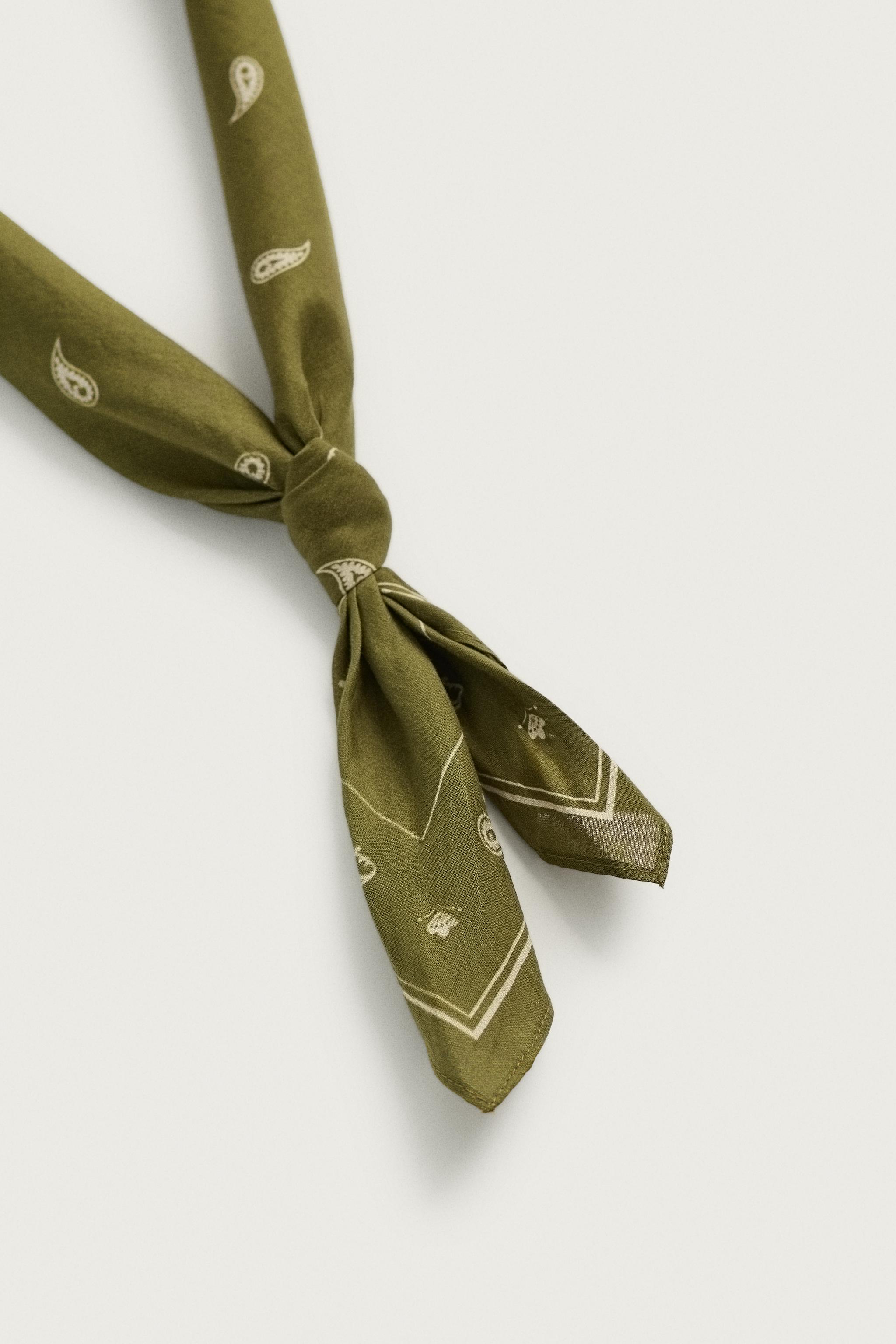 Zara Şal Desenli Bandana görsel 3