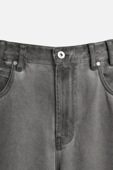 BALLOON FIT JEANS - Grey by Zara - Image 8