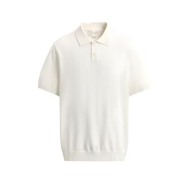 POLO ME THURJE REGULAR FIT - Ngjyrë natyrale nga Zara