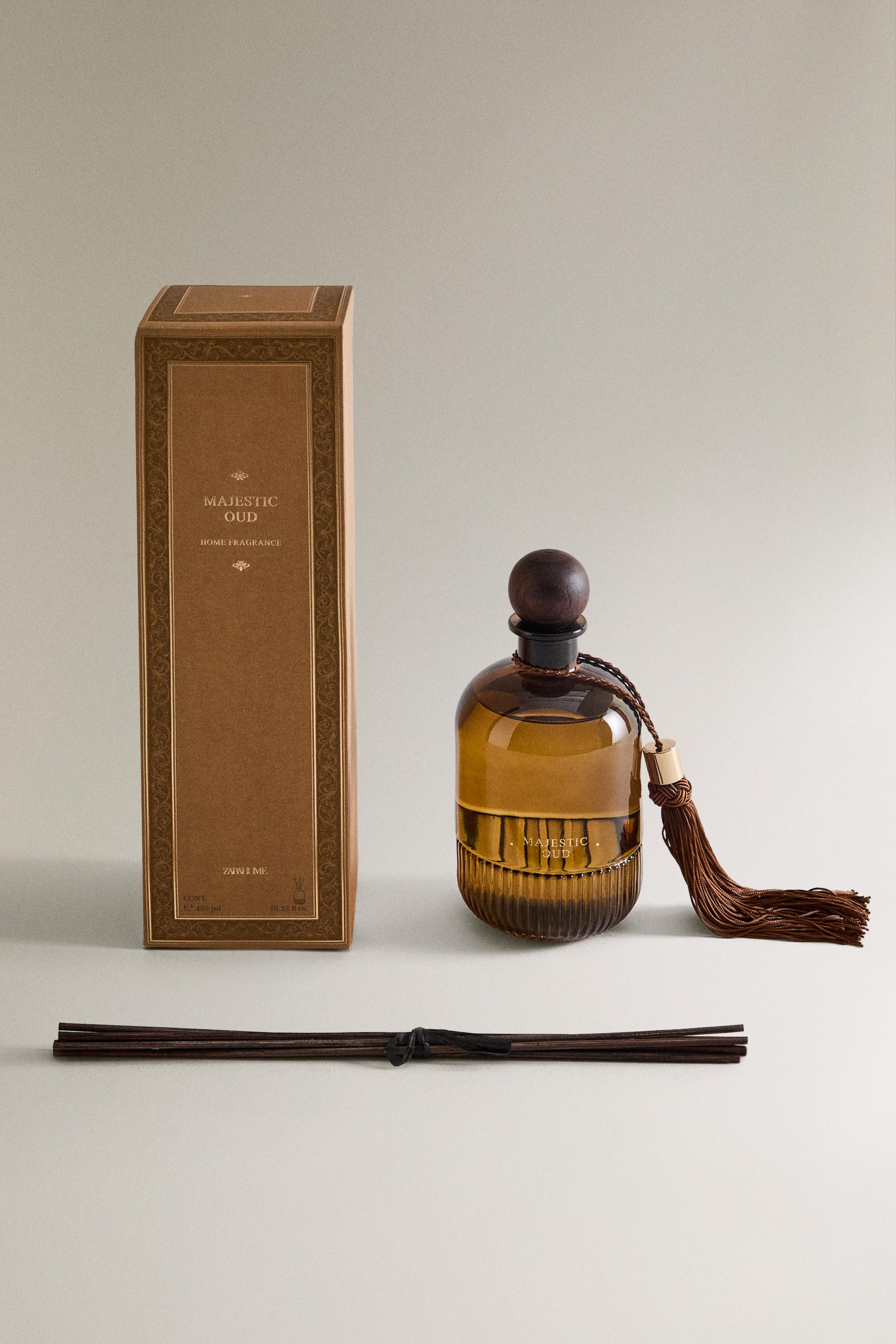 (480 ML) MAJESTIC OUD REED DIFFUSERS — Dark brown