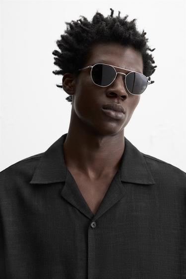CHEMISE À COUPE DÉCONTRACTÉE - Noir de Zara - Image 4