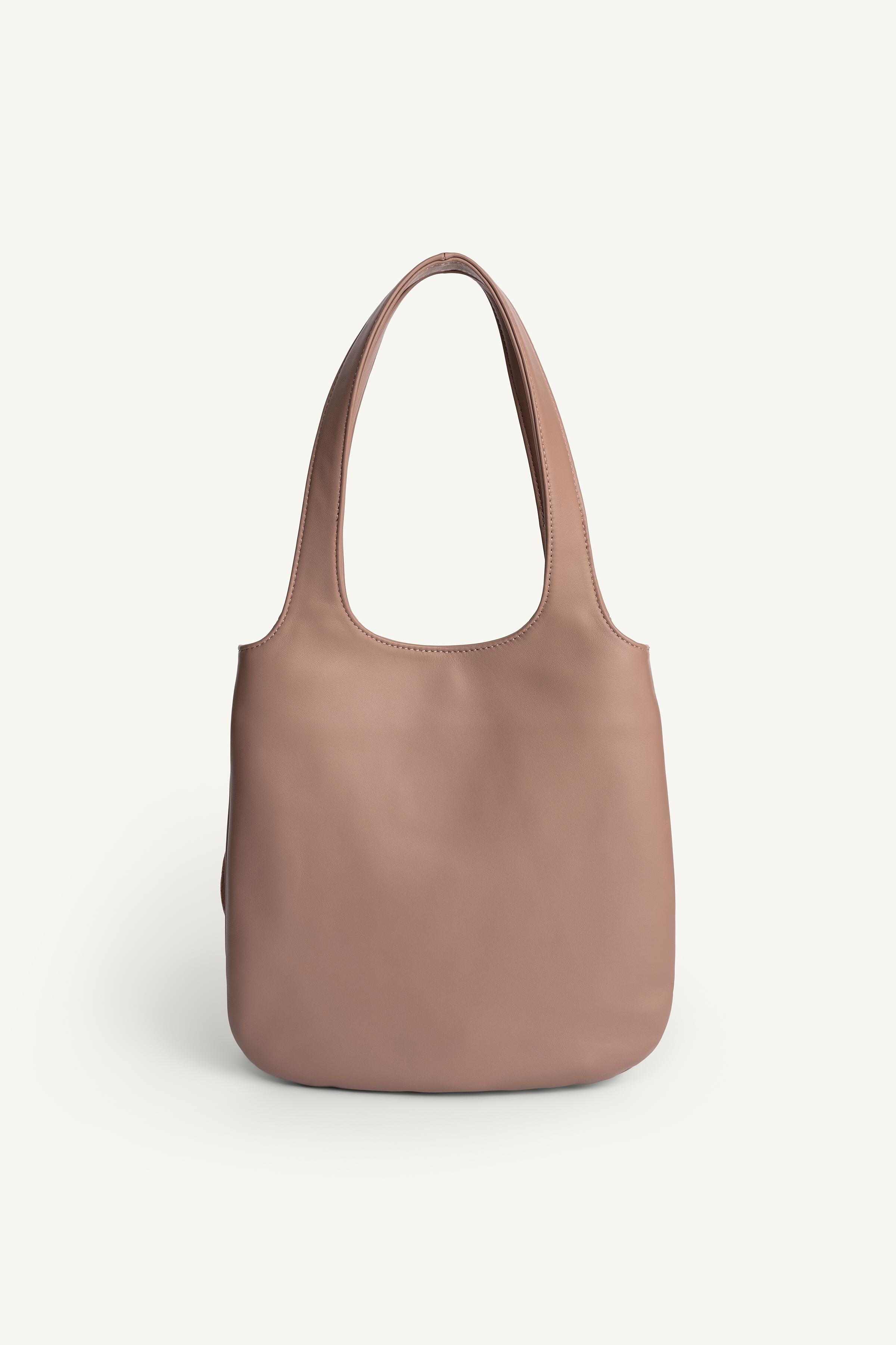 LEATHER MINI SHOPPER WITH FLOWER LIMITED EDITION