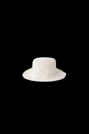 TWILL BUCKET HAT - Light ecru by Zara - Image 0