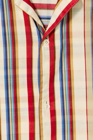 CHEMISE À CARREAUX ÉDITION LIMITÉE - Écru / Rouge de Zara - Image 6