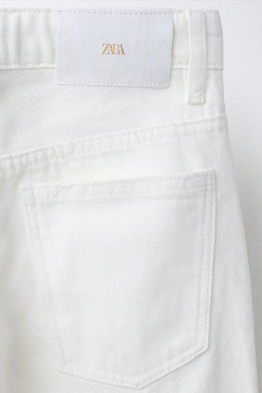 Zara WIDE LEG JEANS - White
