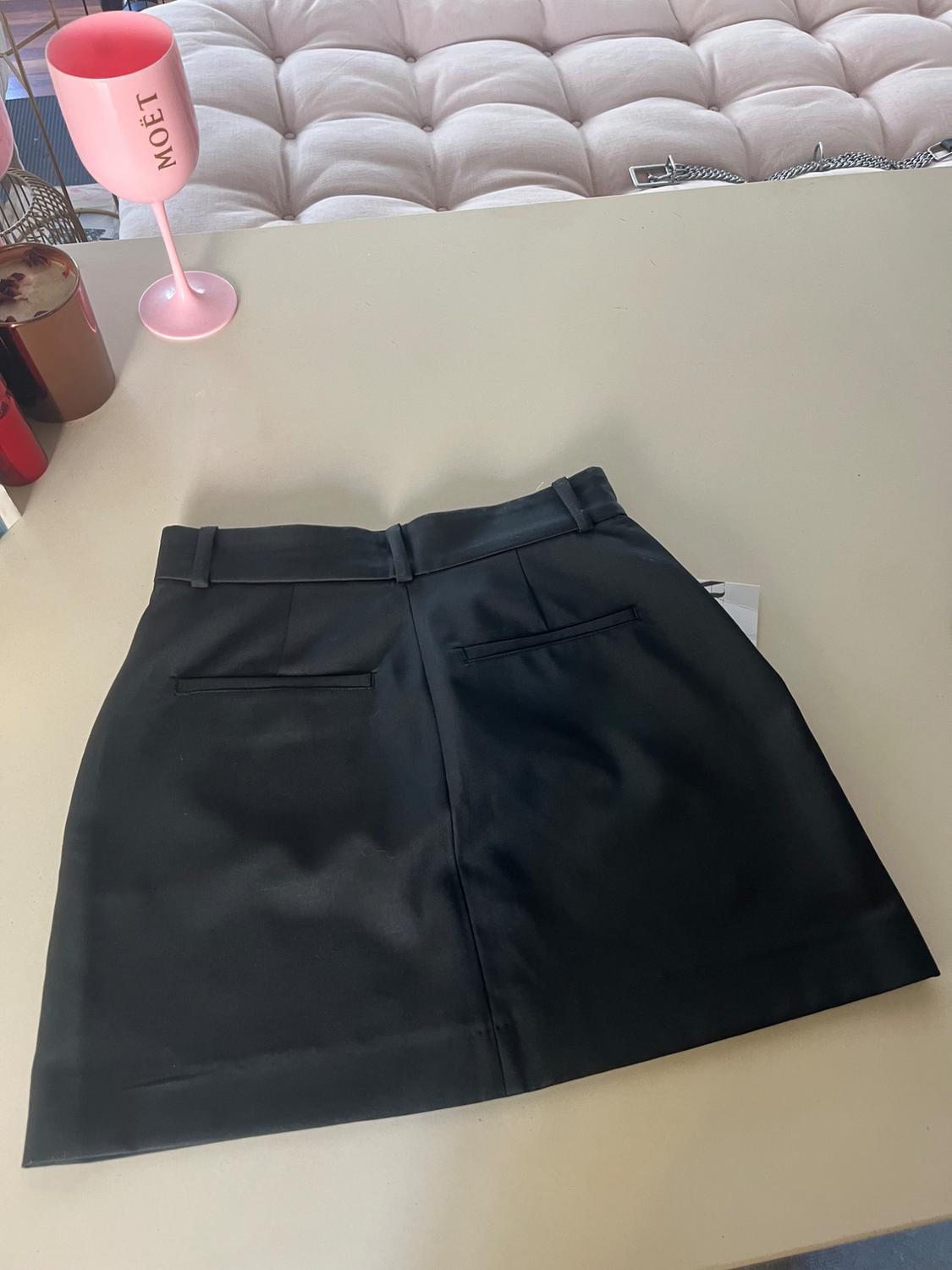 ZW COLLECTION WOOL BLEND MINI SKIRT - Image 3