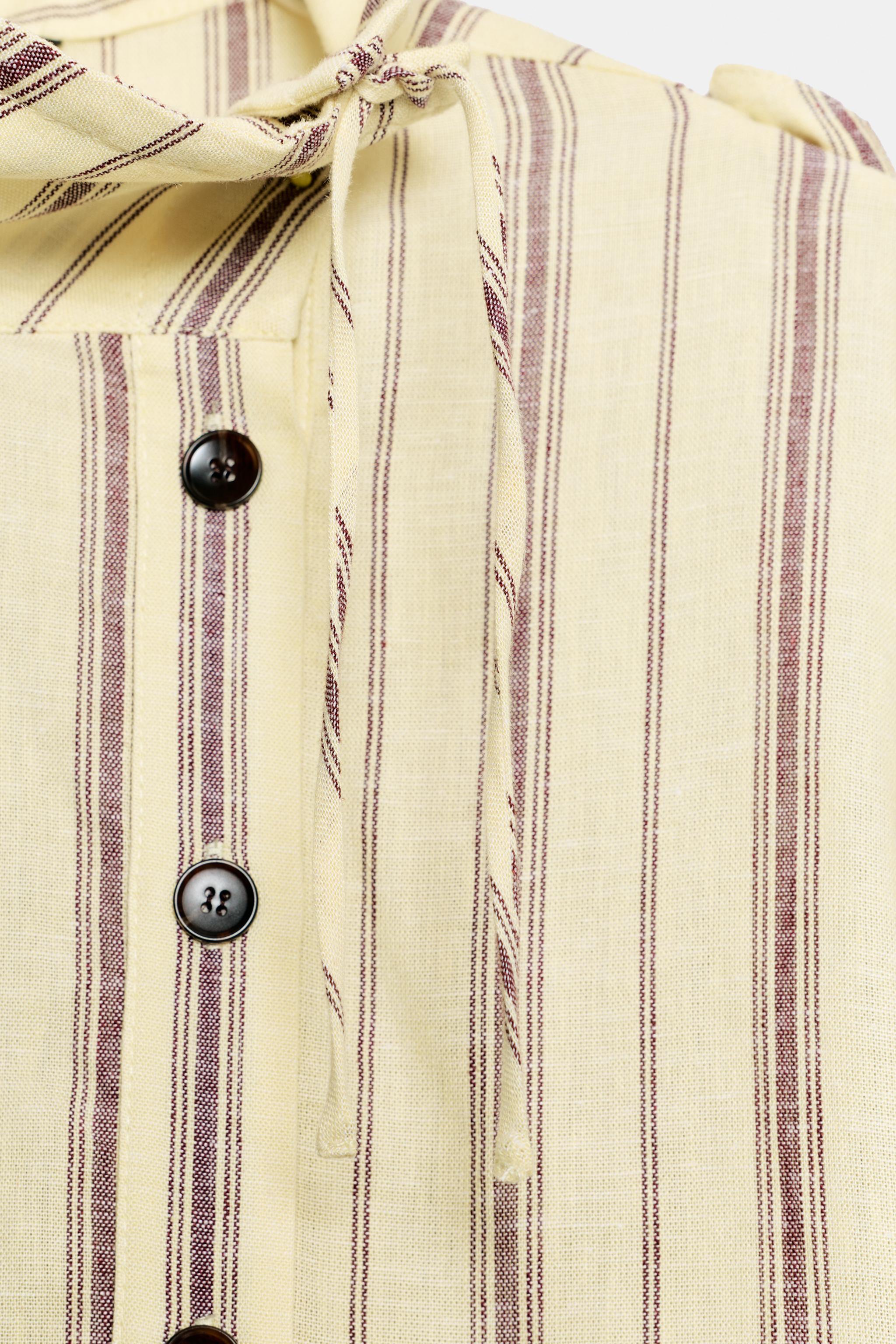 STRIPED LINEN JACKET