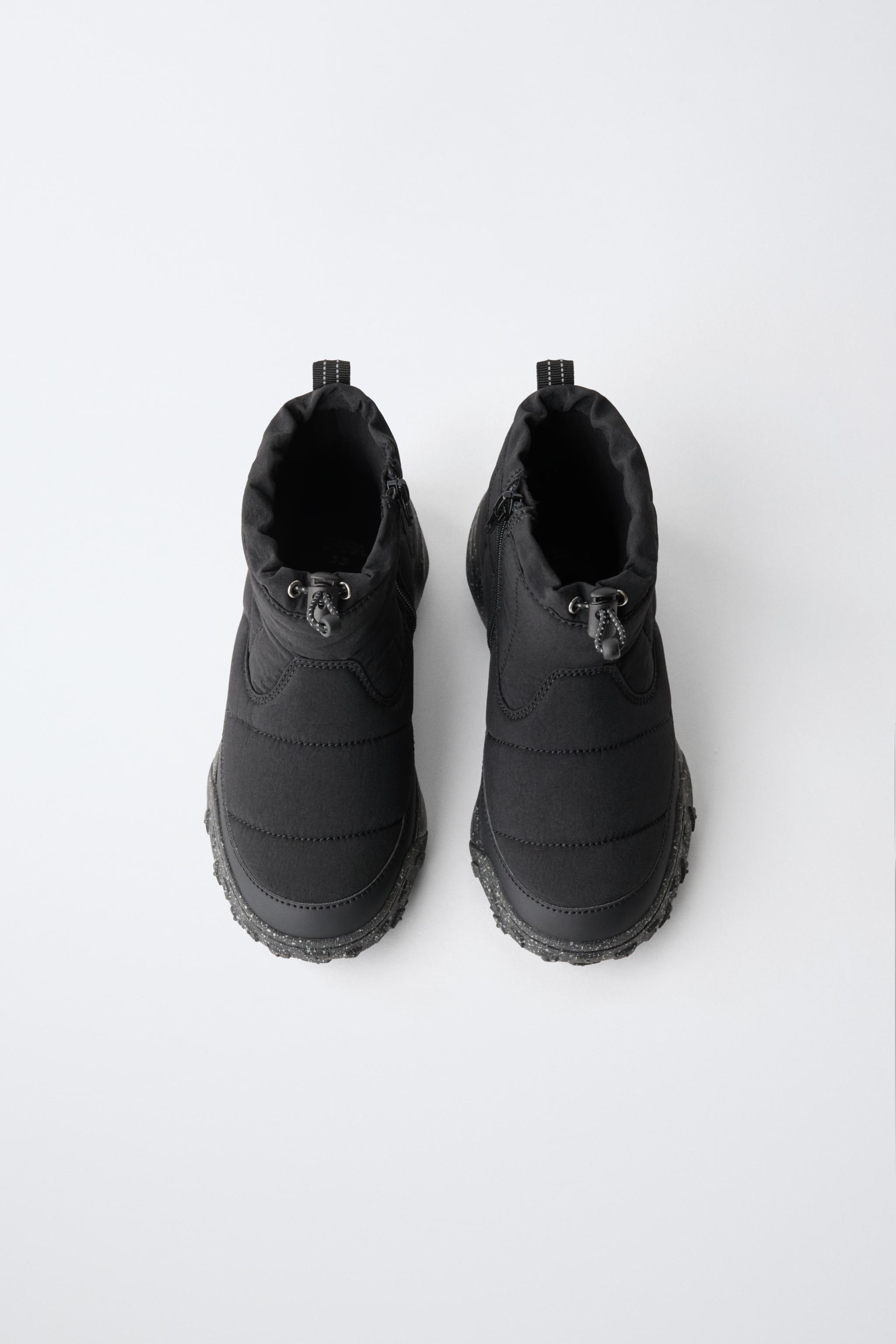 QUILTED ANKLE BOOTS