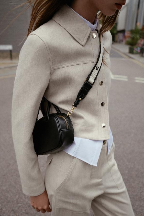 MINI TOPSTITCHED BAG