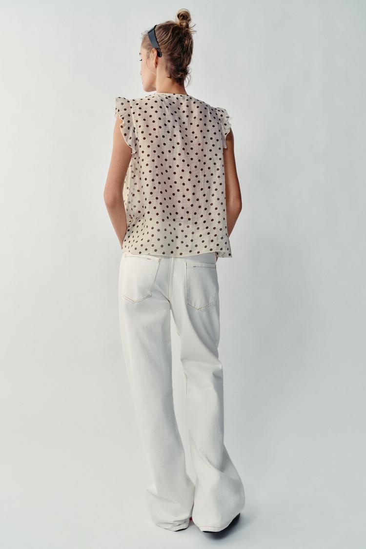 Blusa estampada de lunares 5