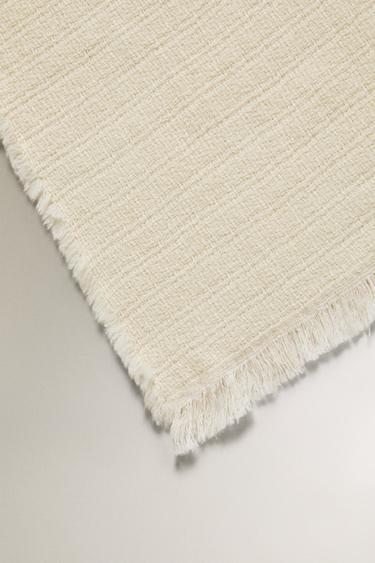 WOOL THROW - Oyster-white by Zara - Image 1