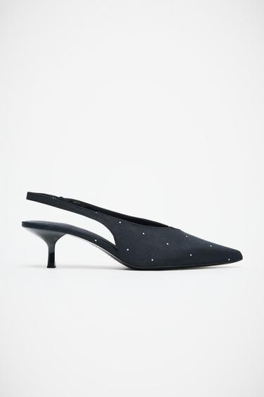ZAPATO DESTALONADO ESTAMPADO - Azul de Zara