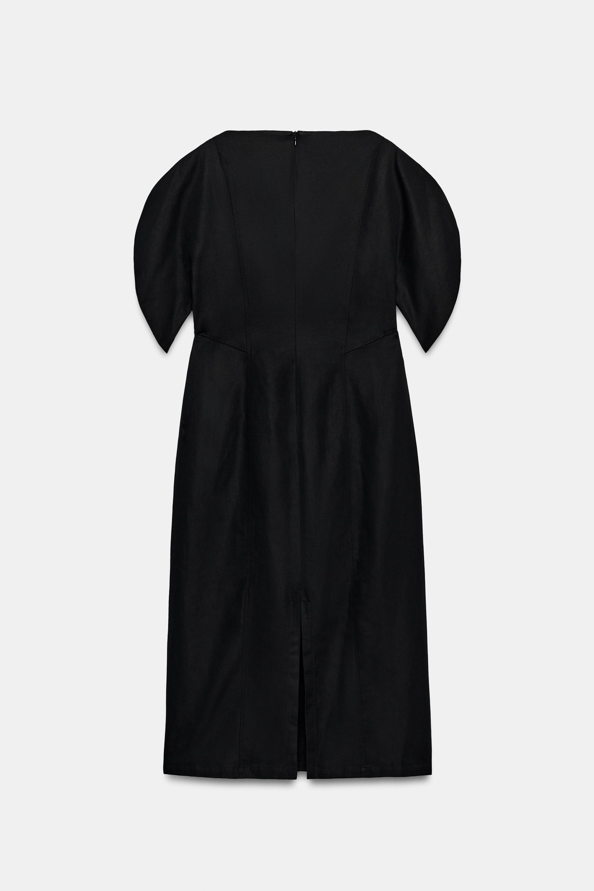 Женские платья Zara ZW COLLECTION MIDI DRESS — фото 8