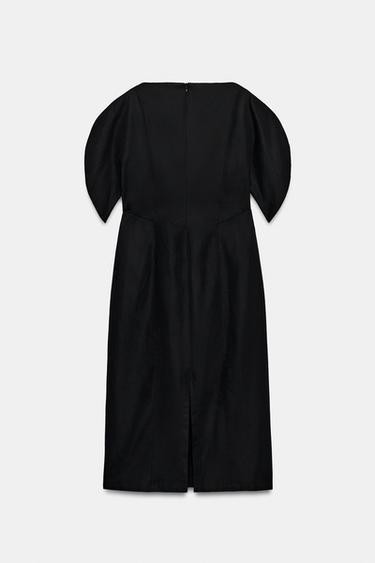 ROBE MI-LONGUE ZW COLLECTION - Noir de Zara - Image 7