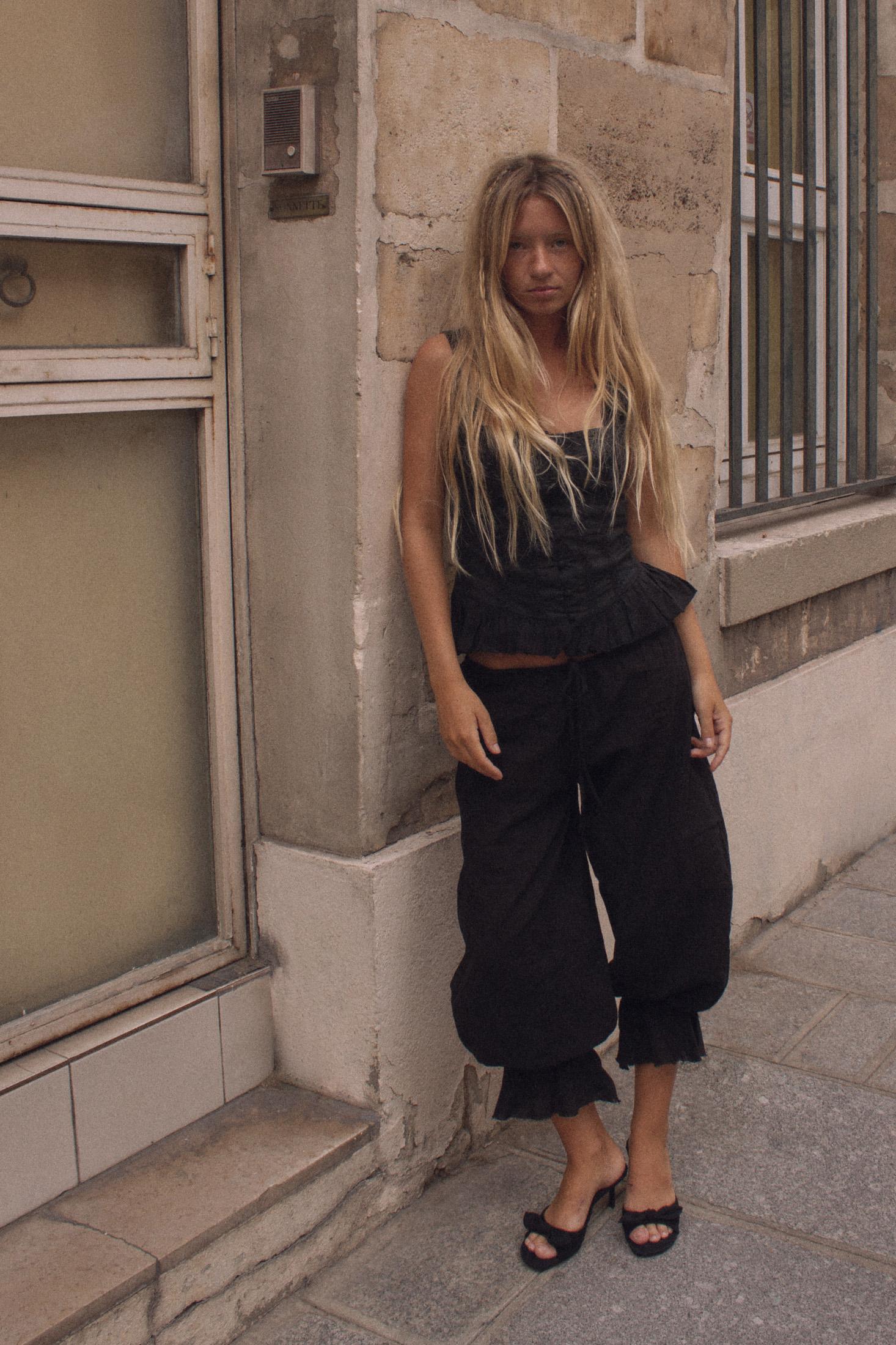 Женские брюки Zara RUSTIC BLOOMER PANTS