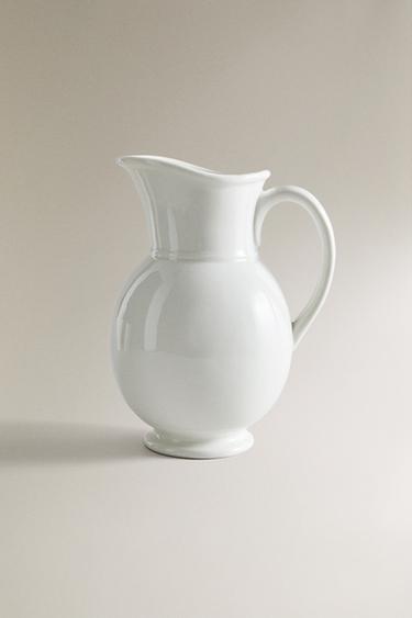 CERAMIC JUG - White by Zara - Image 0