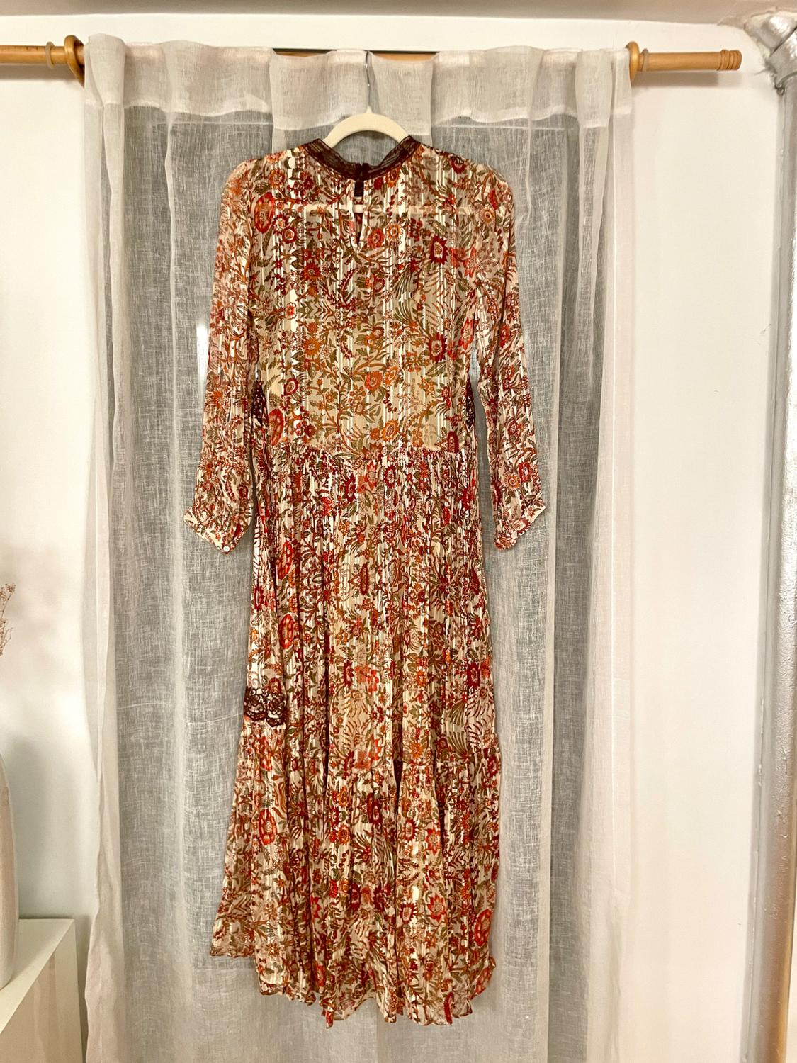 PRINTED AND EMBROIDERED DRESS - Image 2