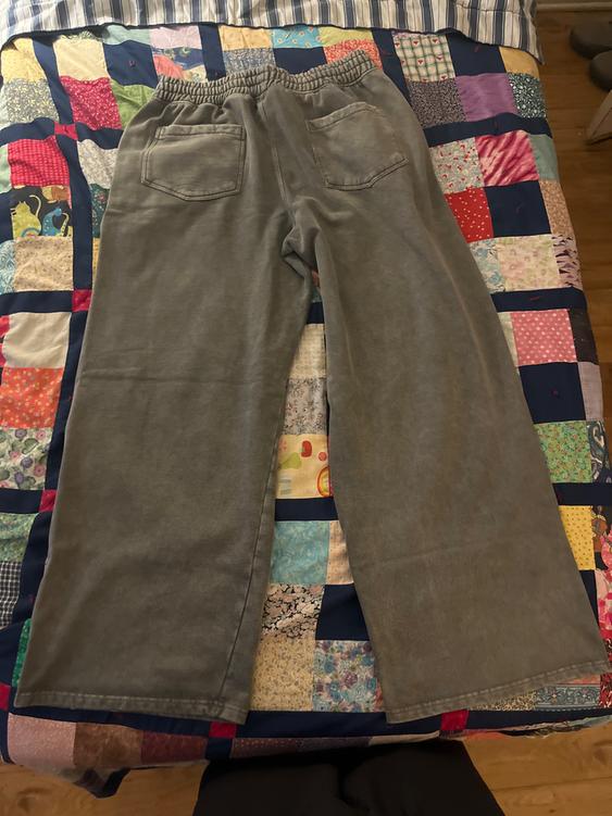 WIDE FIT WASHED JOGGER PANTS - Image 2