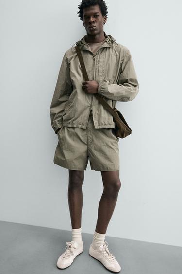 LIGHTWEIGHT TECHNICAL JACKET - Grey green by Zara - Image 5