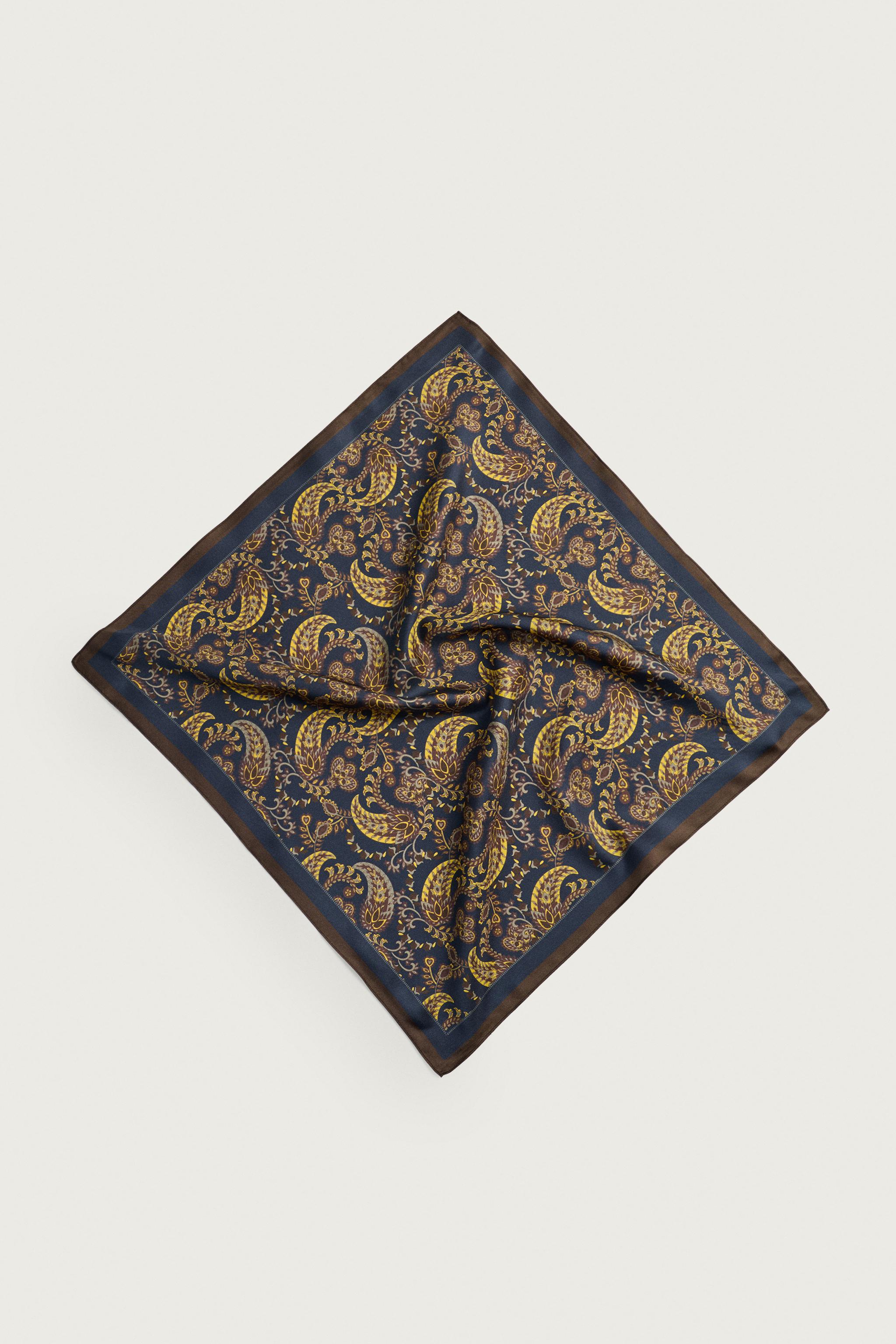 100% SILK PAISLEY BANDANA
