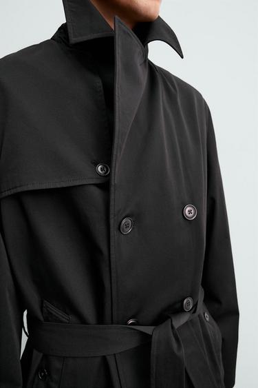 TRENCH DÉPERLANT MANTECO® ORIGINS - Noir de Zara - Image 6