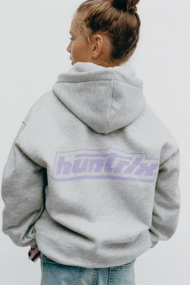 Zara KPOP DEMON HUNTERS™ NETFLIX © PRINTED HOODIE - Gray marl