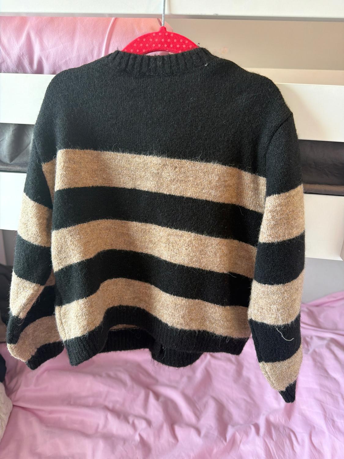 STRIPED KNIT CARDIGAN - Image 5