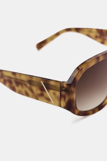 LUNETTES DE SOLEIL AVIATEUR - Marron de Zara - Image 3