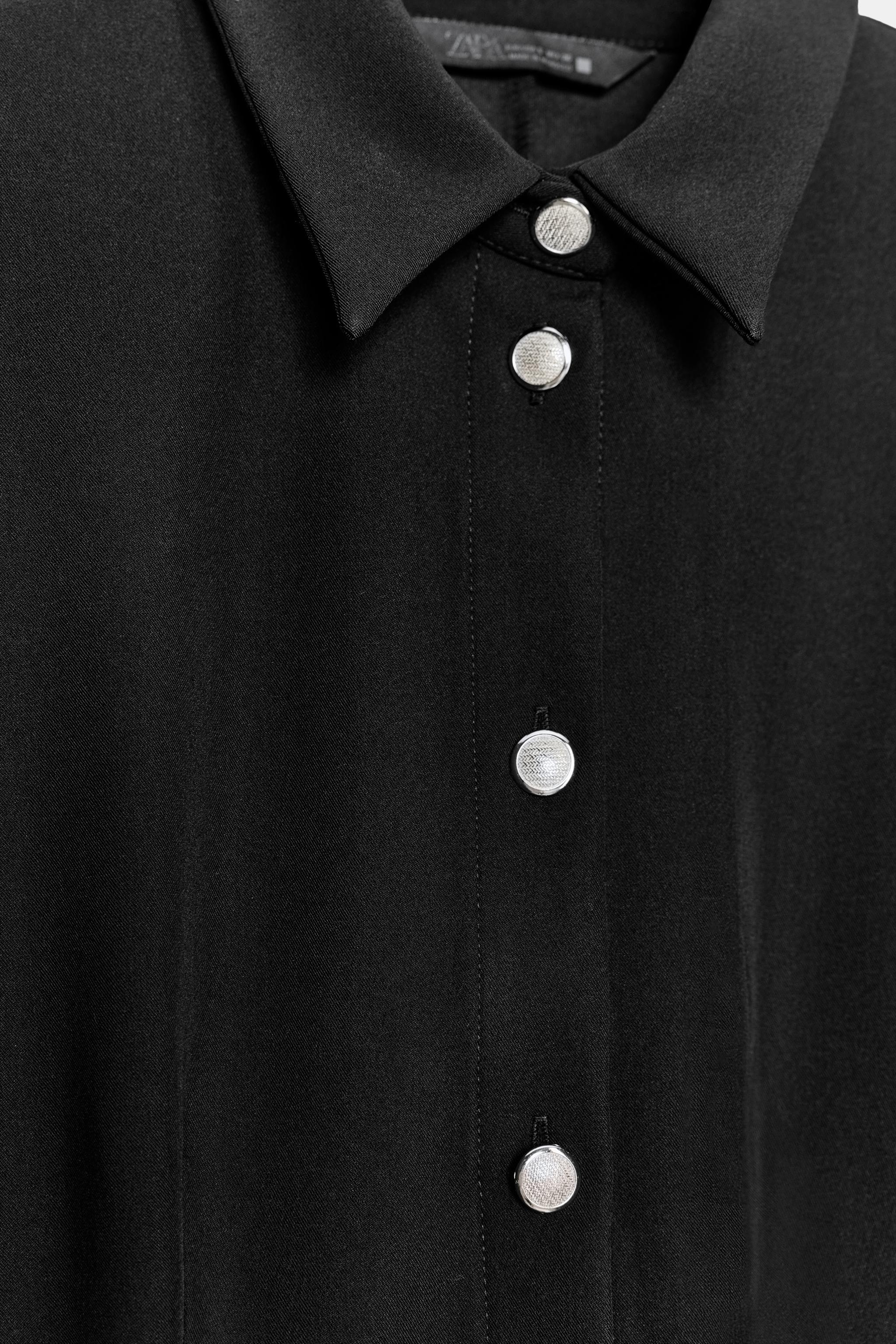 プリーツミニワンピース - ブラック | ZARA Japan / 日本