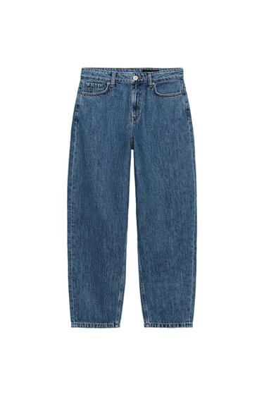 JEAN ZW COLLECTION TAPERED TAILLE NORMALE - Bleu de Zara