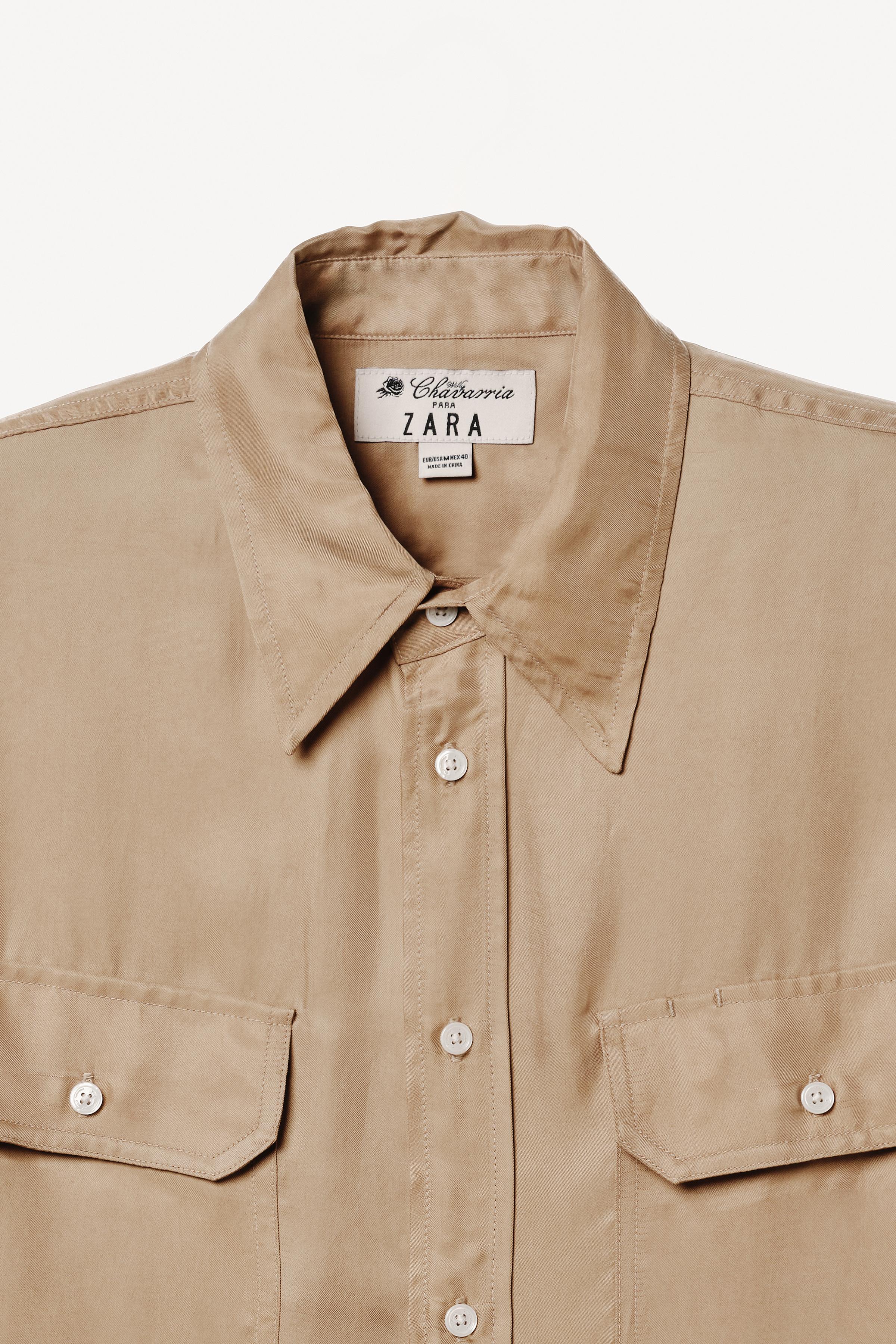 CUPRO-VISCOSE FLOWY SHIRT WILLY CHAVARRIA X ZARA